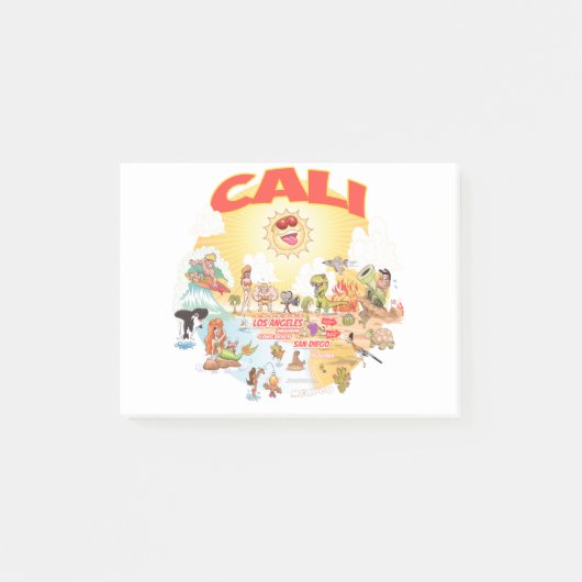 南カリフォルニアCALI ポストイット (正面)
