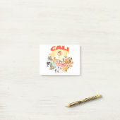 南カリフォルニアCALI ポストイット (デスク上)