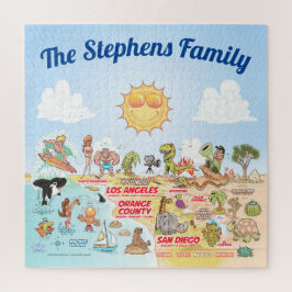 南カリフカスタムォニア ジグソーパズル