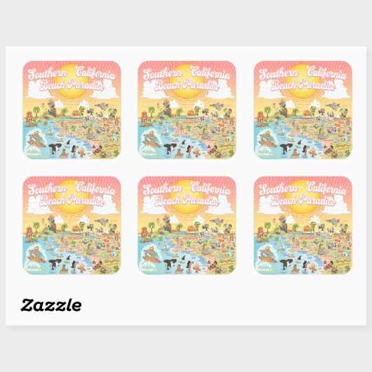 南カル スクエアシール (シート)