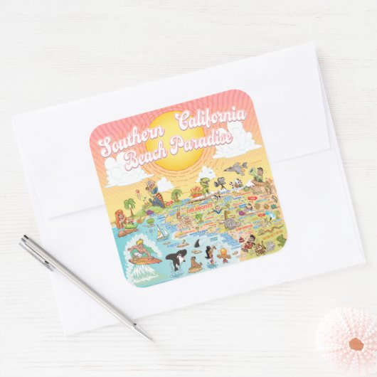 南カル スクエアシール (封筒)