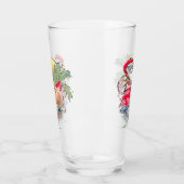 南クリスマス |ホットホリーすてきサンタクロース タンブラーグラス (左)