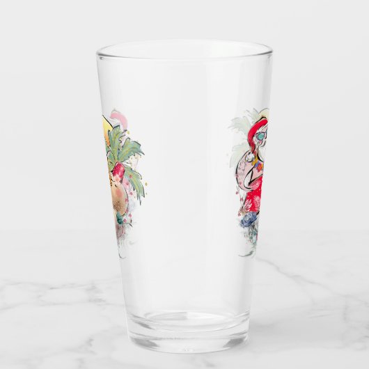 南クリスマス |ホットホリーすてきサンタクロース タンブラーグラス (右)