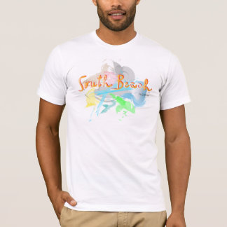 南クールビーチ、フロリダ抽象デザイン Tシャツ