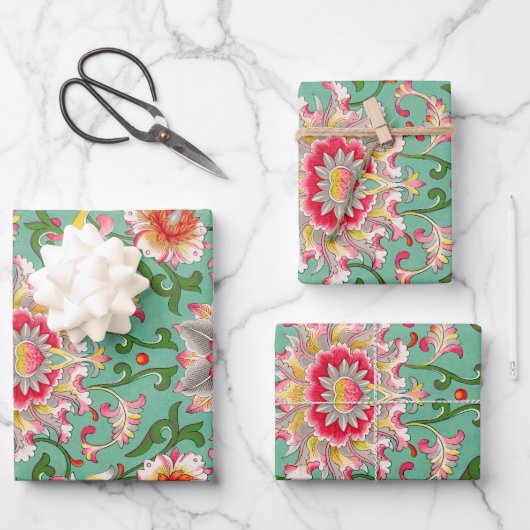 南ケンジントン博物館中国のI第二十七 ラッピングペーパーシート (正面)