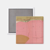 南コンストックの水平断面 マグネット (正面/裏面)