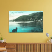 南サウサリートの海岸線ビュー（カリフォルニア州） キャンバスプリント (インサイチュ (リビング))