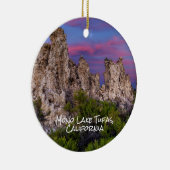 南ショアのモノレイクとトゥファタワーズ セラミックオーナメント (右)