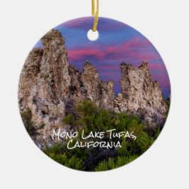 南ショアのモノレイクとトゥファタワーズ セラミックオーナメント