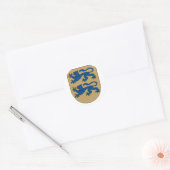 南ジャットランド，デンマーク ラウンドシール (封筒)