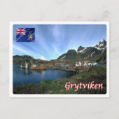 南ジョージアと南サンドイッチ – ポストカード (正面)