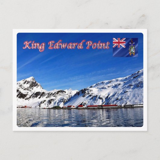 南ジョージアと南サンドイッチ –  ポストカード (正面)