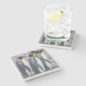 南ジョージアキングペンギン ストーンコースター (横)