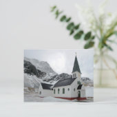 南ジョージア島 – グリットヴィケン – ホラー教会 ポストカード (スタンド正面)