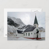 南ジョージア島 – グリットヴィケン – ホラー教会 ポストカード (正面/裏面)