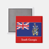 南ジョージア州旗 マグネット (正面/裏面)