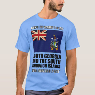 南ジョージア州・南サンドウィッチ諸島国旗 Tシャツ