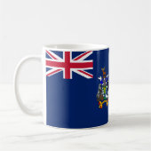 南ジョージア・南サンドイッチ諸島国旗セラム コーヒーマグカップ (左)