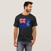 南ジョージア・南サンドウィッチ諸島の旗 Tシャツ (正面フル)