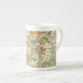 南スカイスターチャートと星座の地図 ボーンチャイナマグカップ (正面右)