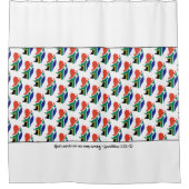 南スタイリッシュアフリカ神のメルシーラム3:23 シャワーカーテン (正面)