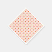 南スナ賛美ク：あなたのハート（ピンクとオレンジ） スタンダードカクテルナプキン (角)