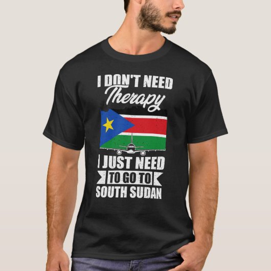 南スーダンに行く Tシャツ (正面)