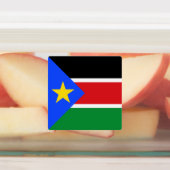 南スーダンの国旗 ラベル (貼付)