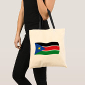 南スーダンの旗のトートバッグ トートバッグ (正面(商品))