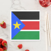 南スーダンの旗 スタンダードランチョンナプキン (インサイチュ)