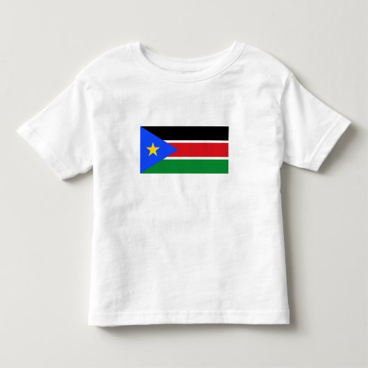 南スーダンの旗 トドラーTシャツ (正面)