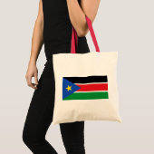 南スーダンの旗 トートバッグ (正面(商品))