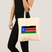 南スーダンの旗 トートバッグ (正面(商品))
