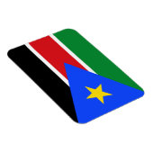 南スーダンの旗 マグネット (右側)