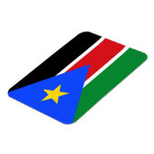 南スーダンの旗 マグネット (左側)