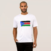南スーダンの旗 Tシャツ (正面フル)