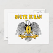 南スーダンコートオブアームズデザイン ポストカード (正面/裏面)