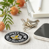 南スーダン丸エンブレム キーホルダー (側面)