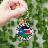 南スーダン丸エンブレム キーホルダー (手)