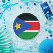 南スーダン国旗紙プレート ペーパープレート (パーティー)