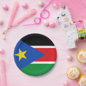 南スーダン国旗紙プレート ペーパープレート (パーティー)