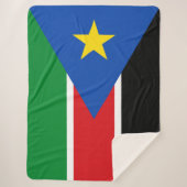 南スーダン国旗（アフリカ） シェルパブランケット (正面)