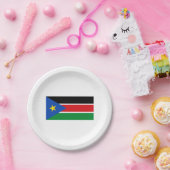 南スーダン国旗（アフリカ） ペーパープレート (パーティー)