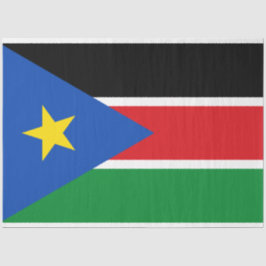 南スーダン国旗（アフリカ） 薄葉紙