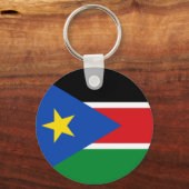 南スーダン国旗 キーホルダー (正面)