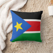 南スーダン国旗 クッション (ブランケット)