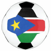 南スーダン国旗 サッカーボール (正面)