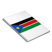 南スーダン国旗 ノートブック (右側)