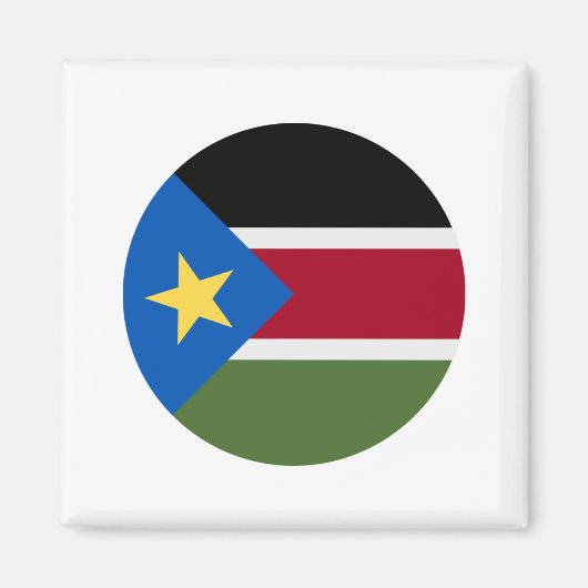 南スーダン国旗 マグネット (正面)