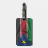 南スーダン国旗 ラゲッジタグ (裏面縦)